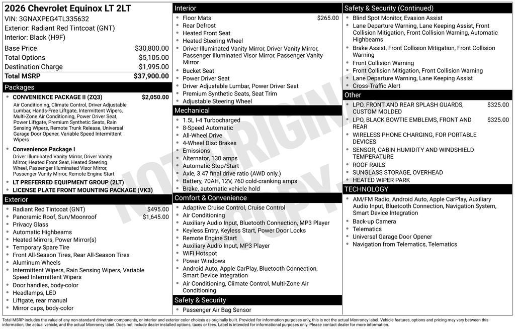 2026 Chevrolet Equinox LT