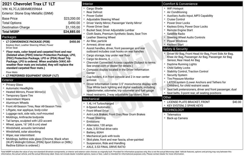 2021 Chevrolet Trax LT