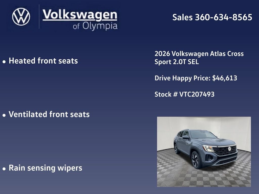 2026 Volkswagen Atlas Cross Sport 2.0T SEL