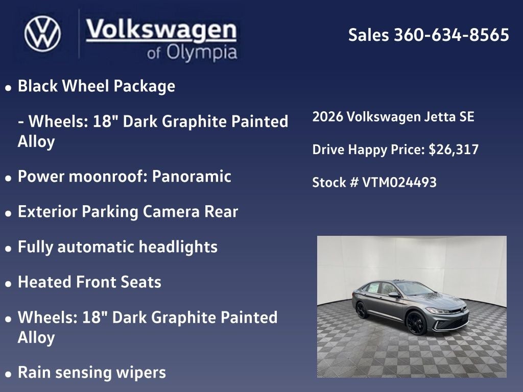 2026 Volkswagen Jetta 1.5T SE