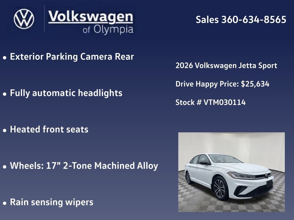 2026 Volkswagen Jetta 1.5T Sport