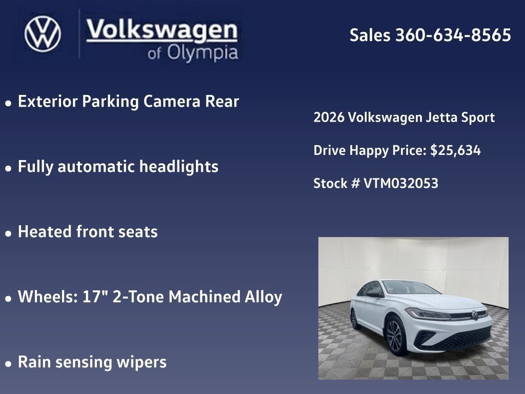 2026 Volkswagen Jetta 1.5T Sport