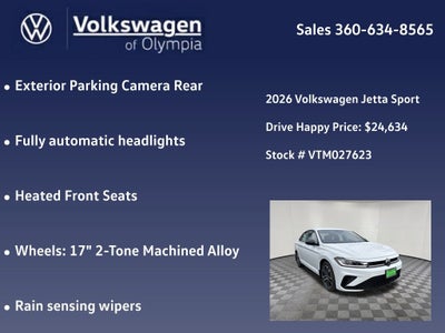 2026 Volkswagen Jetta 1.5T Sport
