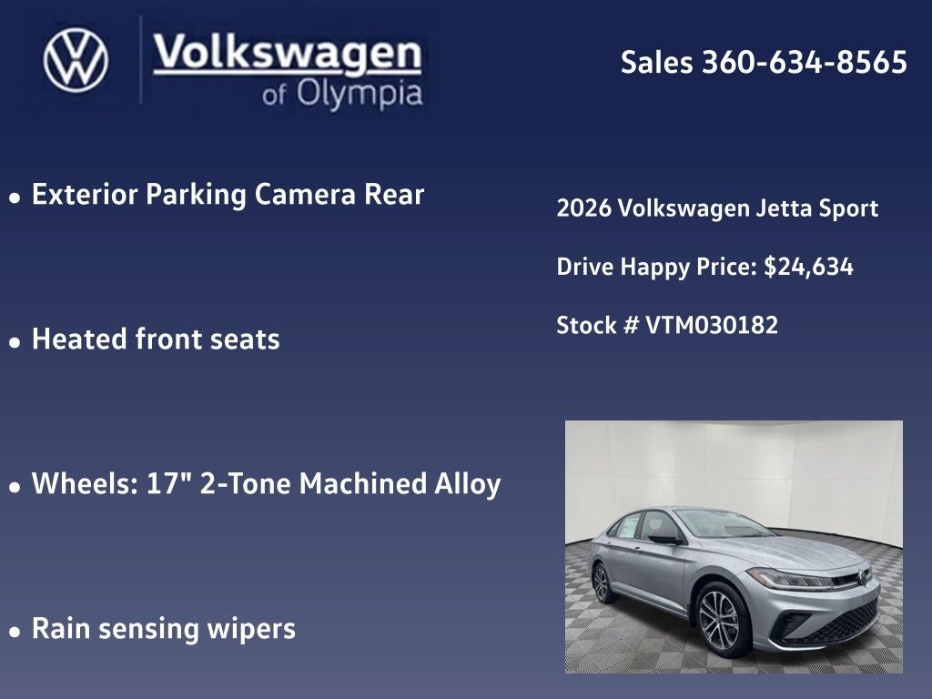 2026 Volkswagen Jetta 1.5T Sport