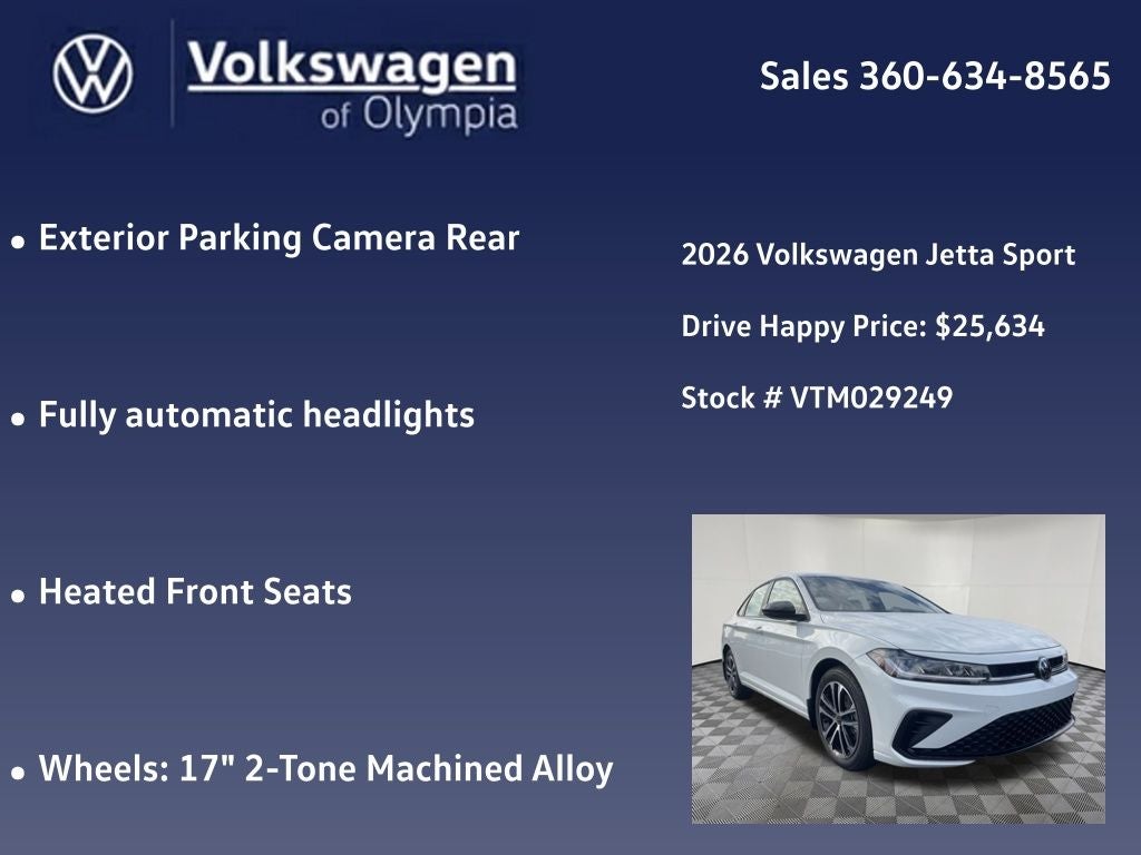 2026 Volkswagen Jetta 1.5T Sport