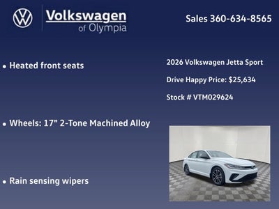 2026 Volkswagen Jetta 1.5T Sport