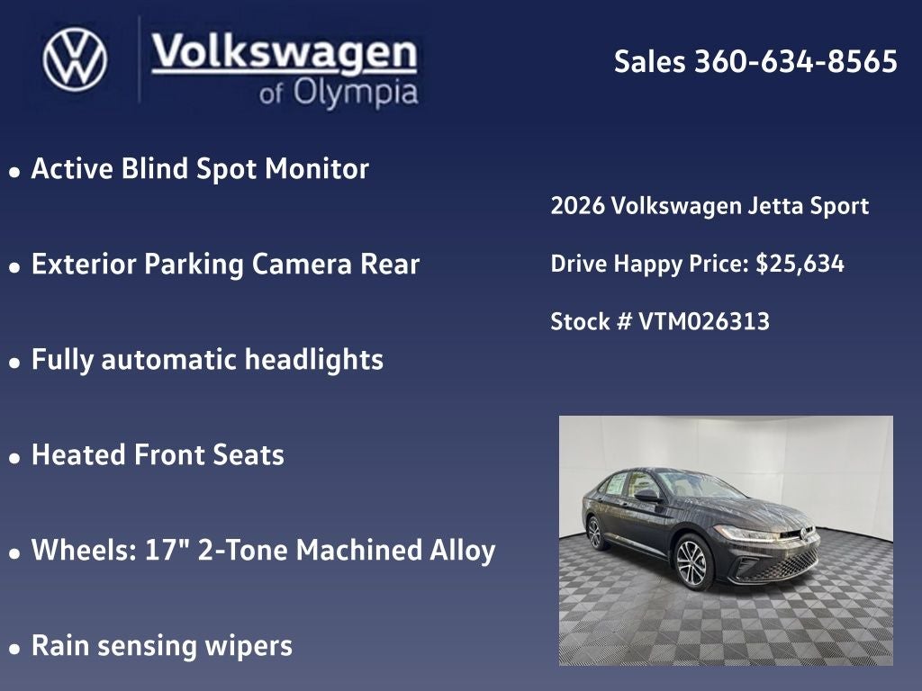 2026 Volkswagen Jetta 1.5T Sport
