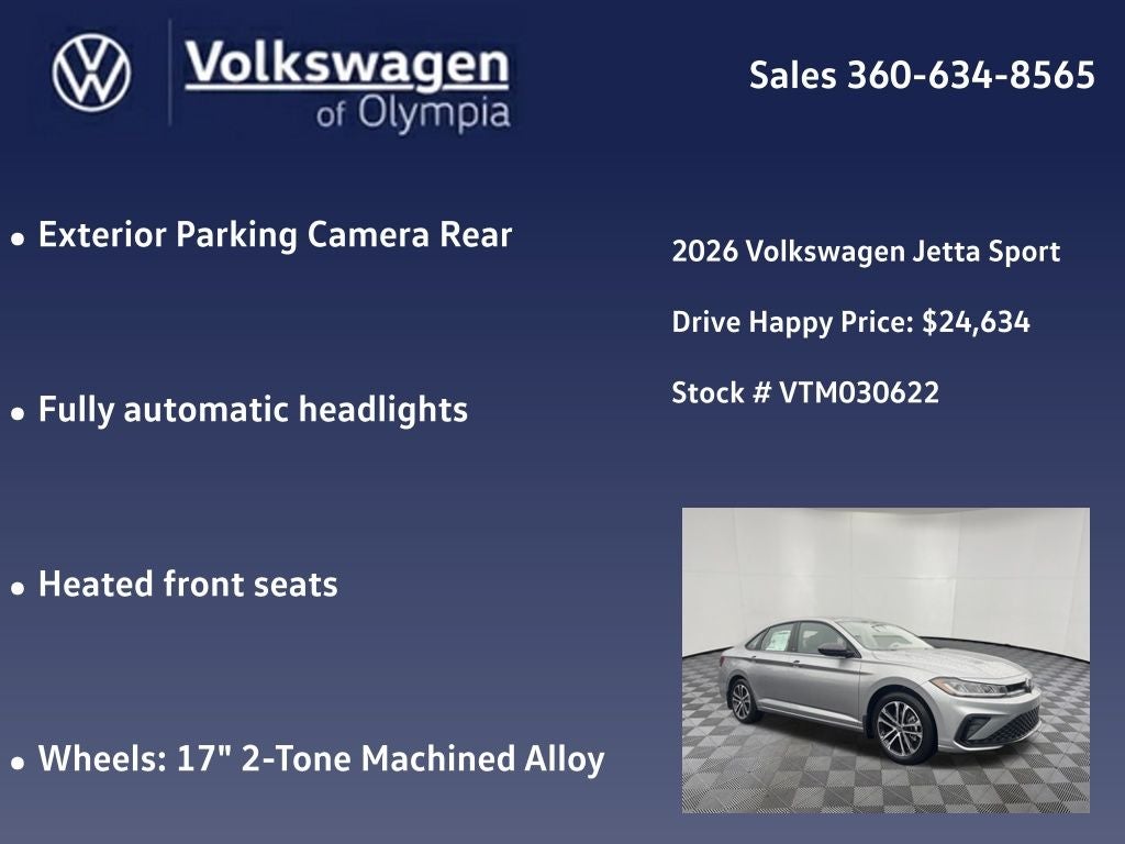 2026 Volkswagen Jetta 1.5T Sport