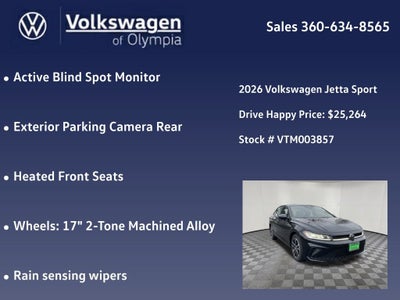 2026 Volkswagen Jetta 1.5T Sport