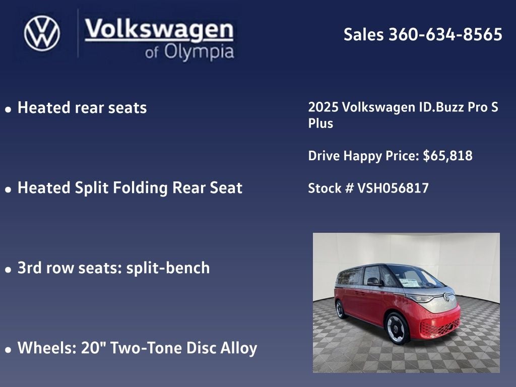 2025 Volkswagen ID. Buzz Pro S Plus