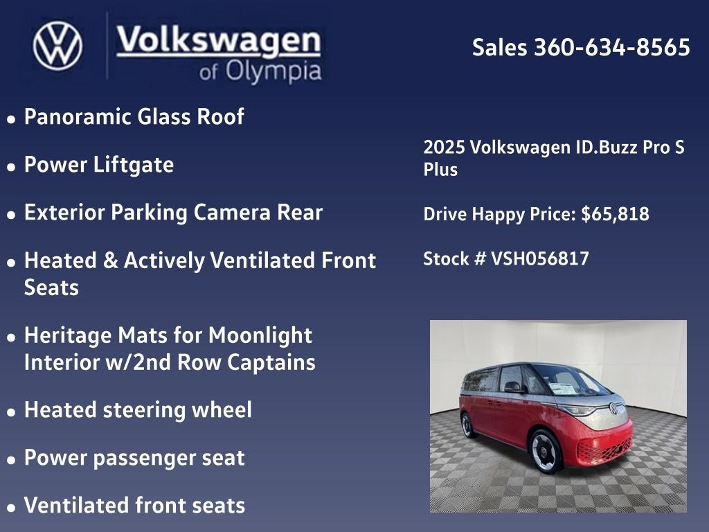 2025 Volkswagen ID. Buzz Pro S Plus
