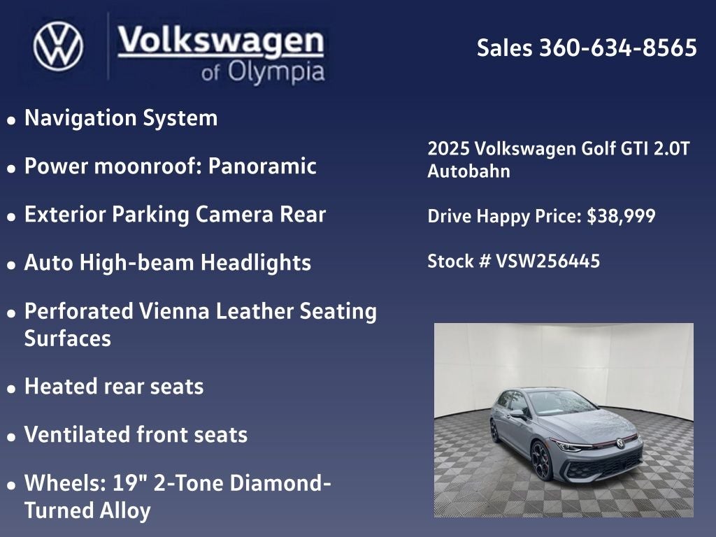 2025 Volkswagen Golf GTI Autobahn
