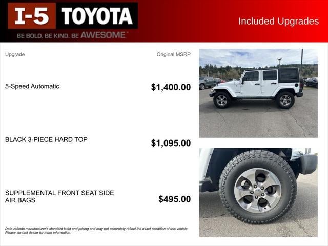 2018 Jeep Wrangler JK Unlimited Sahara