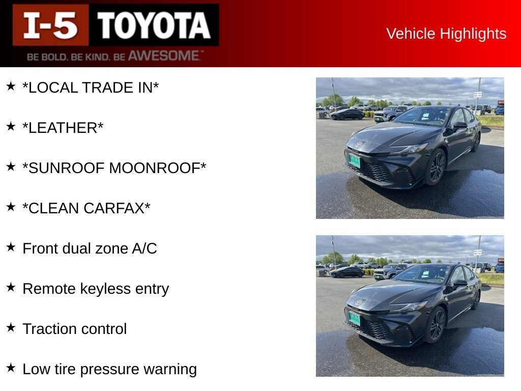 2025 Toyota Camry XSE
