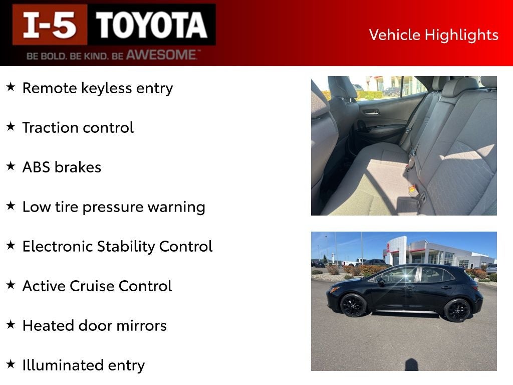 2022 Toyota Corolla Hatchback SE Nightshade Edition