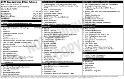 2024 Jeep Wrangler 4-Door Rubicon 4x4