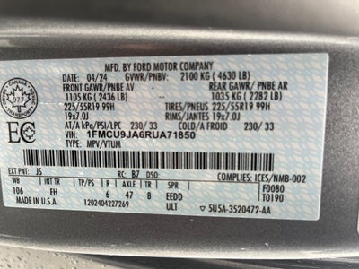 2024 Ford Escape Platinum