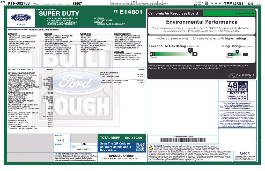 2026 Ford F-350SD XL