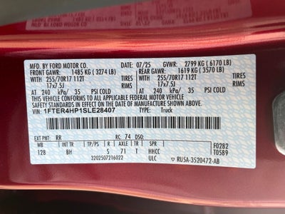 2025 Ford Ranger XLT