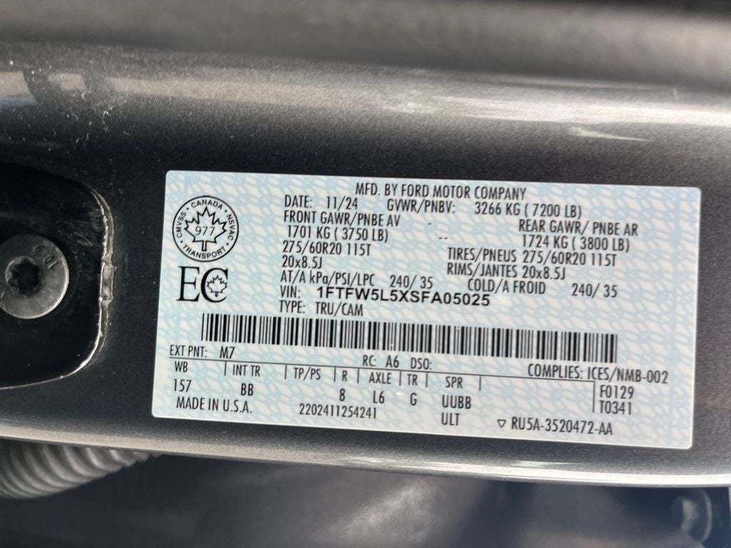 2025 Ford F-150 Lariat