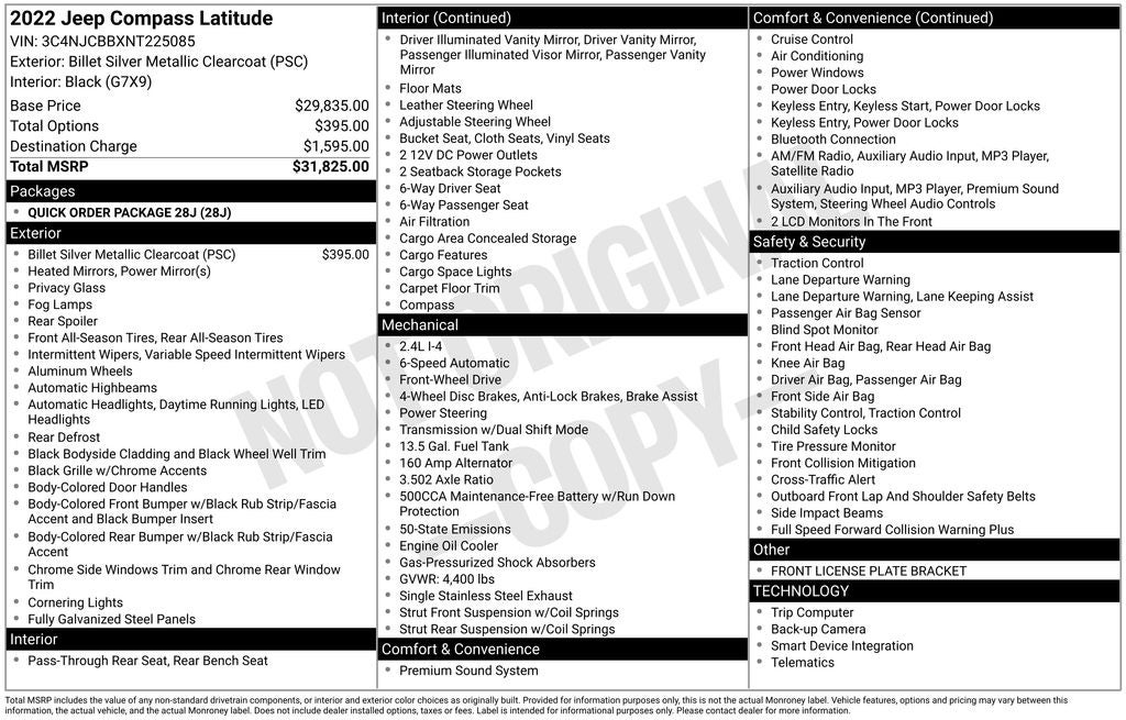 2022 Jeep Compass Latitude