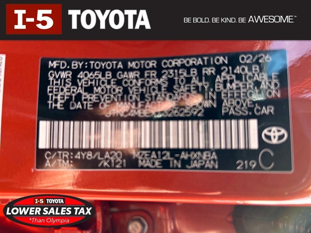 2026 Toyota Corolla Hatchback XSE