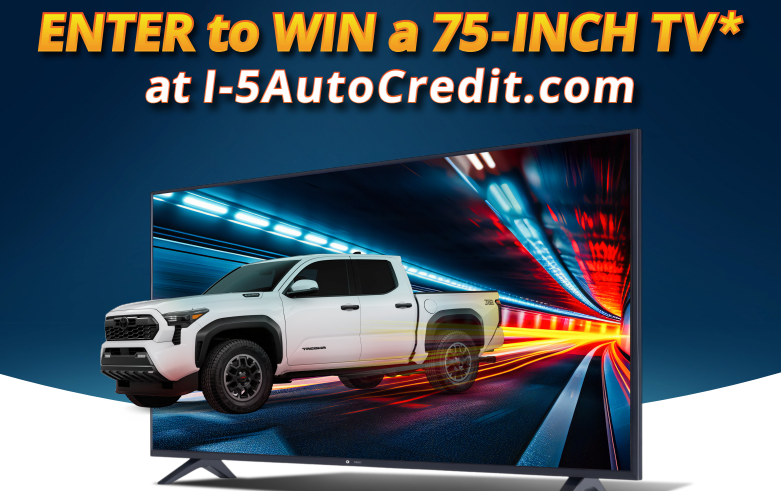 I-5 Auto credit tv giveaway